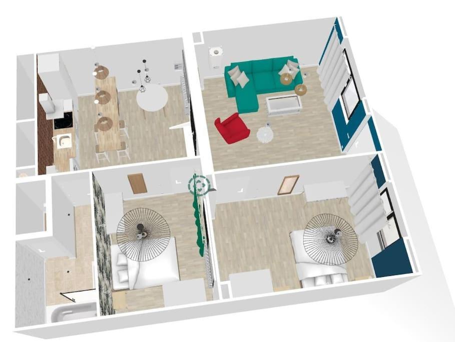 Cosy Eden 2Ch - Foire Expo & Stationnement Gratuit Apartment Pau Ngoại thất bức ảnh